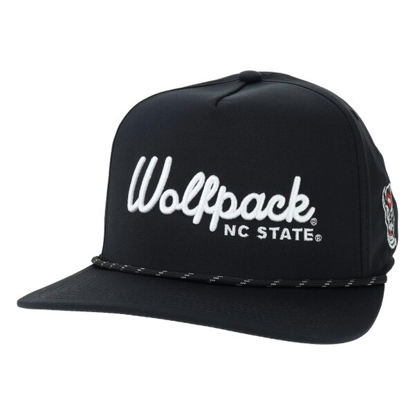 Black Reclaim Caddy Hat With Rope -